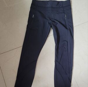 Black Luluemon Inspire Crop Leggings